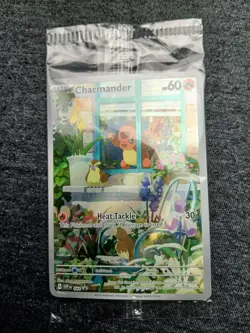 Pokemon TCG Charmander SVP 044 Obsidian Flames ETB Black Star Promo (SEALED) - Image 3