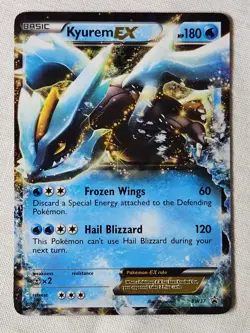 Played Kyurem EX - Holo #BW37 Black and White Promo Pokemon TCG - Image 1