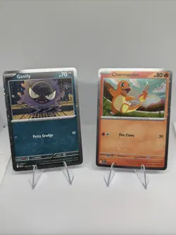 Pokemon TCG Charmander 020/217 & Gastly 123/217 Cosmo Holo Promo Ascended Heroes - Image 1