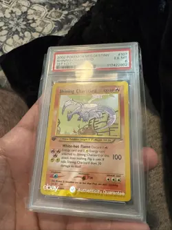 2002 POKEMON NEO DESTINY 1ST EDITION #107 SHINING CHARIZARD PSA 6 - Image 2