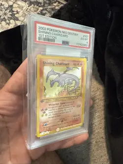 2002 POKEMON NEO DESTINY 1ST EDITION #107 SHINING CHARIZARD PSA 6 - Image 3