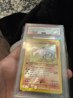 2002 POKEMON NEO DESTINY 1ST EDITION #107 SHINING CHARIZARD PSA 6 - Image 4