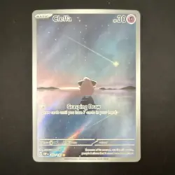 Pokemon Cleffa Rare Holo SV03: Obsidian Flames 202/197 Basic Psychic HP30 TCG - Image 1