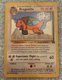 Pokemon TCG Dragonite the First Movie Edition Card - Image 1