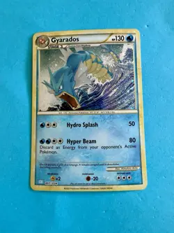 Gyarados 4/123 Holo Rare Pokemon HeartGold SoulSilver MP - Image 1