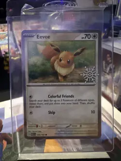 Pokemon 2025 Holiday Advent Calendar Stamped Promo EEVEE Holo 133/165 SEALED - Image 1