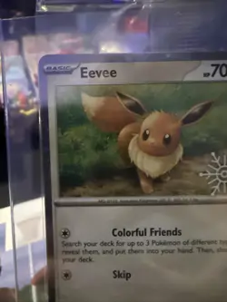 Pokemon 2025 Holiday Advent Calendar Stamped Promo EEVEE Holo 133/165 SEALED - Image 2