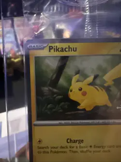 Pokemon 2025 Holiday Advent Calendar Stamped Festive Pikachu 025/165 SEALED - Image 2