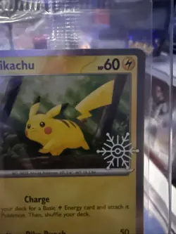 Pokemon 2025 Holiday Advent Calendar Stamped Festive Pikachu 025/165 SEALED - Image 3