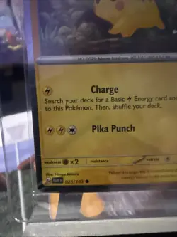 Pokemon 2025 Holiday Advent Calendar Stamped Festive Pikachu 025/165 SEALED - Image 4