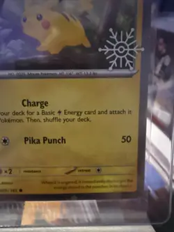 Pokemon 2025 Holiday Advent Calendar Stamped Festive Pikachu 025/165 SEALED - Image 5