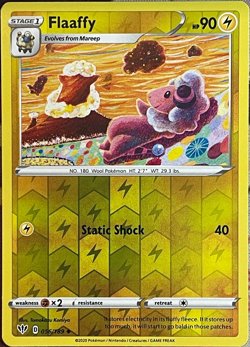 Flaaffy Reverse Holo - 056/189 - Darkness Ablaze Pokemon 2020 - Image 1