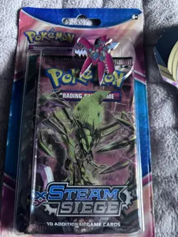 Pokemon Steam Siege 2 In 1 Booster Packs With Collectible Pin - Image 2