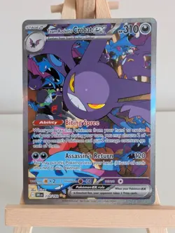 Pokemon TCG Team Rocket's Crobat EX Destined Rivals 234/182 - NM - Pack Fresh - Image 1