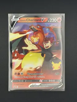 Pokemon Lance's Charizard V SWSH133 SWSH: Sword & Shield Promo Full Art - NM - Image 1