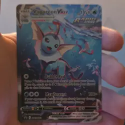 Pokemon Vaporeon VMAX Rapid Strike Full Art SWSH182 Promo Holo English - Image 1