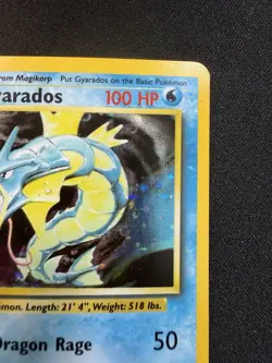 Pokemon TCG Gyarados 006/102 Base Set Holo Rare NM - Image 3