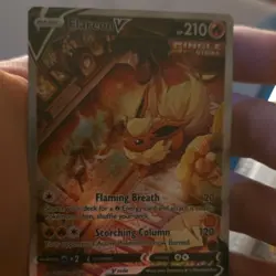 Pokemon Flareon V Single Strike SWSH179 Promo Holo Sword & Shield English - Image 1