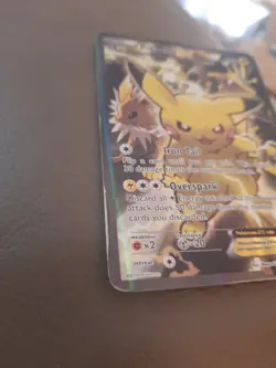Pokemon Pikachu EX (xy124) Promo Full Art Holo HP - Image 2