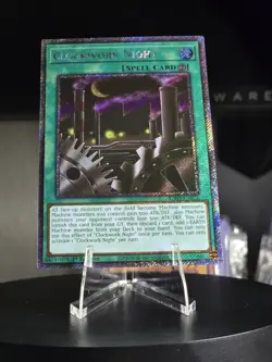 Clockwork Night RA03-EN071 Platinum Secret Rare 1st Ed NM Machine Staple - Image 1