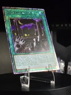 Clockwork Night RA03-EN071 Platinum Secret Rare 1st Ed NM Machine Staple - Image 2