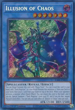 Illusion of Chaos - RA02-EN020 - Secret Rare - 1st Edition NM Yugioh 25th Annive - Image 1