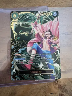Smoker OP10-030 SR SP Carrying On His Will ENGLISH OP13 One Piece CCG - Image 1