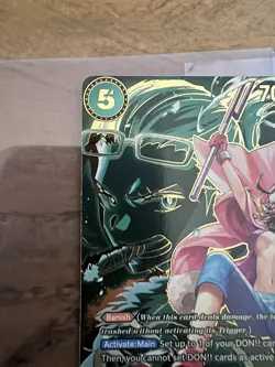 Smoker OP10-030 SR SP Carrying On His Will ENGLISH OP13 One Piece CCG - Image 5