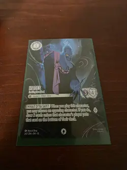 Disney Hades Looking for a Deal 242/204 Lorcana TCG Character Card Hercules - Image 1