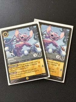 Disney Lorcana Winter Spell Legendary 191/204 Angel Experiment 624 NM (2 Cards) - Image 1