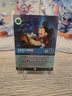 1x Disney Lorcana Mickey Mouse-Bob Cratchit - 219/204 - Character Card - English - Image 1