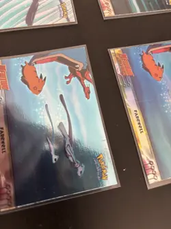 18 Topps 1999 Pokemon trading cards. 7 chrome, 5 rainbow, 6 regular - Image 5