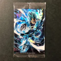 S3646 Vegeta R Holo Japanese Dragon Ball Itajaga Vol.8 Card Sealed Bandai D9 - Image 1