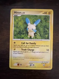 Minun 71/147 2009 Supreme Victors Set Pokemon Card TCG Non Holo Uncommon VLP - Image 1