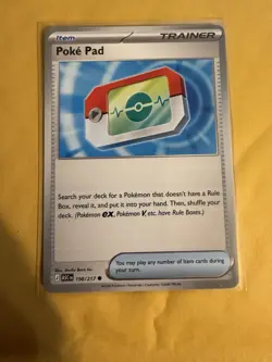 Pokemon Poke Pad 198/217 Trainer Item Studio Bora Inc. 2026 English Card - Image 1