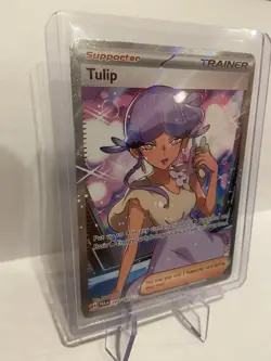 Tulip - 244/182 - Pokemon Paradox Rift Full Art Ultra Rare Card NM - Image 4