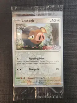 Lechonk Store Promo Sealed Promo Near Mint Pokemon Card 154/198 - Image 1