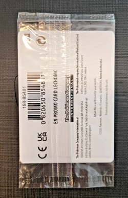 Lechonk Store Promo Sealed Promo Near Mint Pokemon Card 154/198 - Image 2
