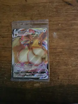 Pokemon Shining Fates Eevee V Max Sealed Promo SWSH087 Ultra Rare Holo Card!! - Image 1