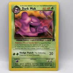 Dark Muk 41/82 Team Rocket Pokemon Card (Very Good Condition) - Image 1