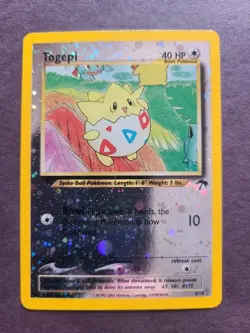 Pokemon Togepi Southern Islands Holo Card 4/18 - Image 1