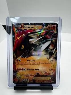 Pokemon Team Magma's Groudon EX 15/34 Double Crisis Holo Basic HP190 Card + EX - Image 5