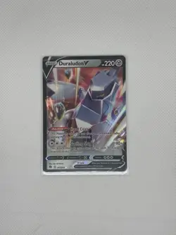 Pokemon TCG Champion's Path Duraludon V Holofoil 047/073 Card Excellent Rare - Image 2