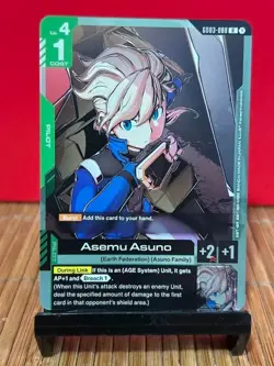 Asemu Asuno Gundam Card Game Steel Requiem GD03-088 R English - Image 1