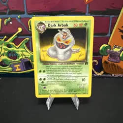 Dark Arbok Card 19/82 Non-Holo Rare, Team Rocket Series Pokemon TCG NM - Image 1