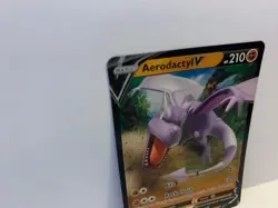 Aerodactyl V - Holo Foil Rare Pokemon Card - Mint Condition PSA 8+ - Image 5