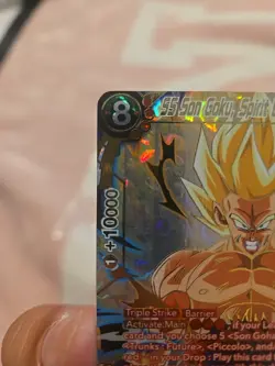 SS SON GOKU SPIRIT BOMB ABSORBED BT19-008 SPR Fighters Ambition NM Card DBS CCG - Image 2