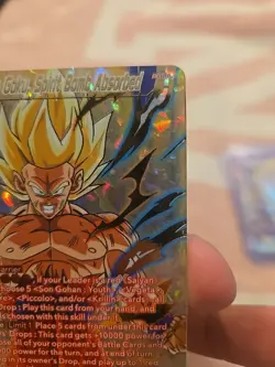 SS SON GOKU SPIRIT BOMB ABSORBED BT19-008 SPR Fighters Ambition NM Card DBS CCG - Image 5