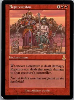 Repercussion Urza's Destiny MTG Regular Moderately Played 95 - Image 1