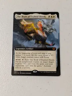 MTG The Book of Exalted Deeds - Extended Art - Adventures in the Forgotten Realm - Image 1